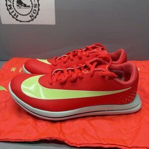 Nike Triple Jump Elite 3 Track Spikes Crimson Lime Blast HV6425-600 Men Sz 5 Bag
